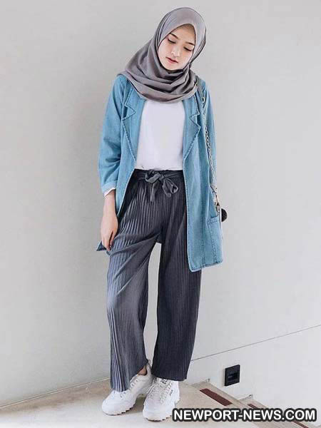 25 OOTD Mode Hijab Kekinian supaya Kalian Tampak Trendi